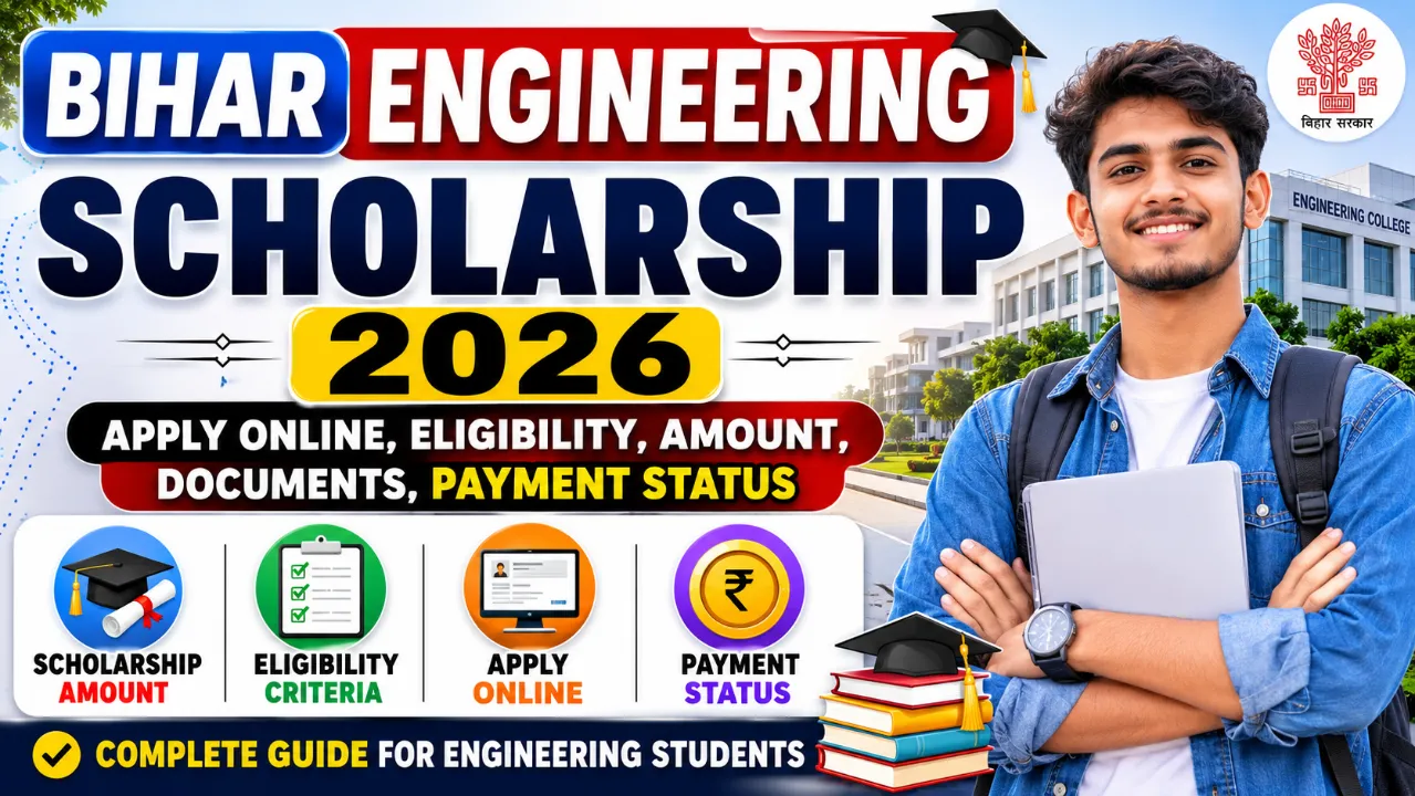 Bihar Engineering Scholarship 2026: Engineering Students के लिए उपलब्ध सभी Scholarships, Eligibility और Apply Online Guide